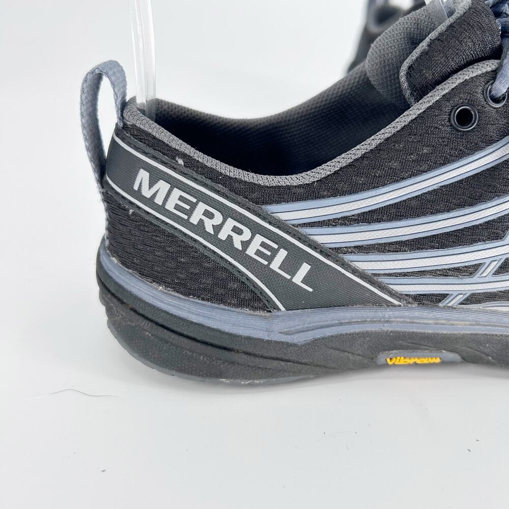 Merrell Bare Access Arc 3 Running Vibram Sneaker Black Silver J06302 Womens 6.5 - Picture 9 of 11